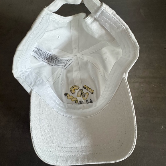 White Al Dente adjustable Cap w/ Embroidered Pasta Design & 4 black ink pen set🍝 - Picture 5 of 14